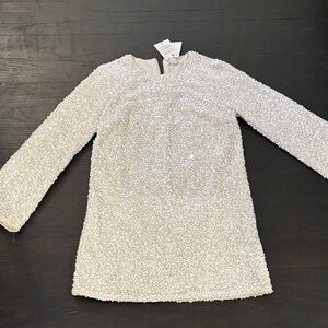 off White sequin Dress
